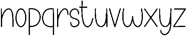 Camping Somebody Regular otf (400) Font LOWERCASE