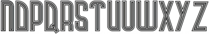 Campus inline and outline otf (400) Font UPPERCASE