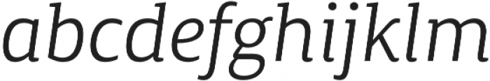 Canberra FY Book Italic otf (400) Font LOWERCASE