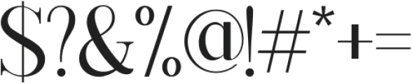 Candara Beauty Serif otf (400) Font OTHER CHARS