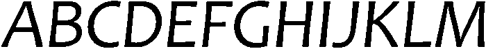 Candara ttf (400) Font UPPERCASE