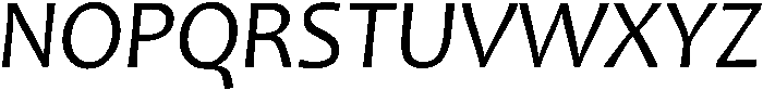 Candara ttf (400) Font UPPERCASE
