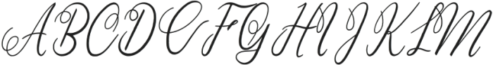 Candinara Regular otf (400) Font UPPERCASE