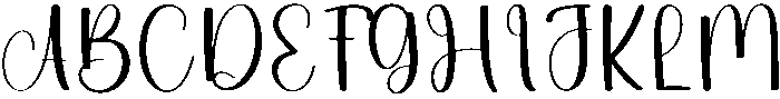 Candle Regular otf (400) Font UPPERCASE