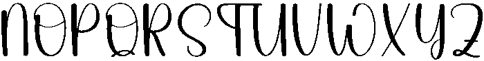 Candle Regular otf (400) Font UPPERCASE