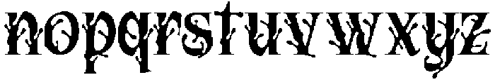 Candle Shlop Regular otf (400) Font LOWERCASE