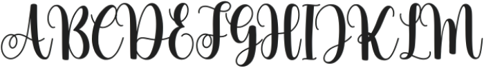 Candles otf (400) Font UPPERCASE
