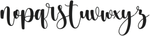 Candles otf (400) Font LOWERCASE