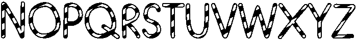 Candy Cane Regular otf (400) Font UPPERCASE