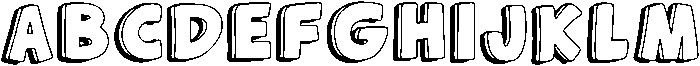 Candy Color Regular otf (400) Font UPPERCASE