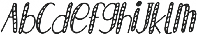 Candy Dino Italic otf (400) Font LOWERCASE
