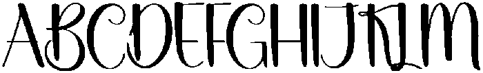 Candy Regular otf (400) Font UPPERCASE