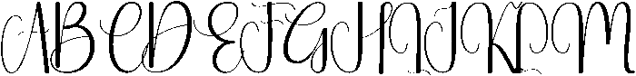 Candy Regular otf (400) Font UPPERCASE