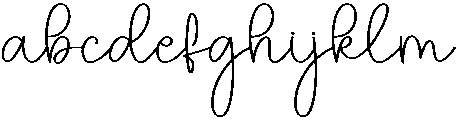 Candy Regular otf (400) Font LOWERCASE