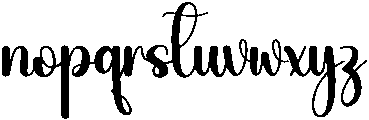 Candy Regular otf (400) Font LOWERCASE