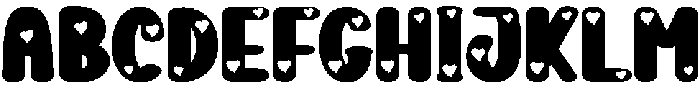 Candy Regular otf (400) Font UPPERCASE