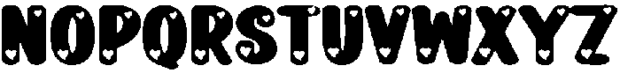 Candy Regular otf (400) Font UPPERCASE