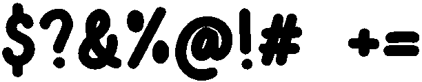 Candy Regular otf (400) Font OTHER CHARS