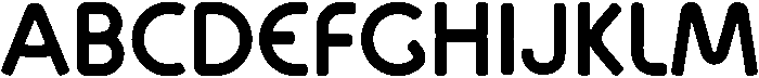 Candy Regular otf (400) Font UPPERCASE