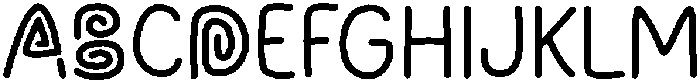 Candy Roll Regular otf (400) Font UPPERCASE