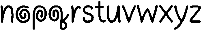 Candy Roll Regular otf (400) Font LOWERCASE
