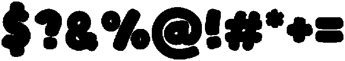 Candy Soda Regular otf (400) Font OTHER CHARS