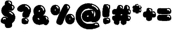Candy Soda Shine otf (400) Font OTHER CHARS