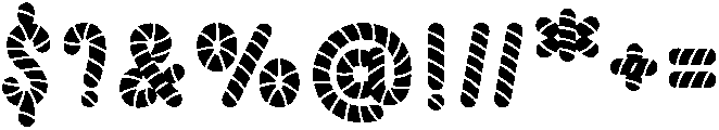 Candy cane Regular otf (400) Font OTHER CHARS