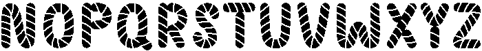 Candy cane Regular otf (400) Font UPPERCASE
