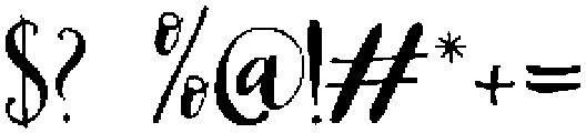 Candy otf (400) Font OTHER CHARS