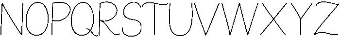 Candy ttf (400) Font UPPERCASE