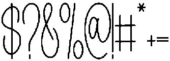 Candycake Regular otf (400) Font OTHER CHARS