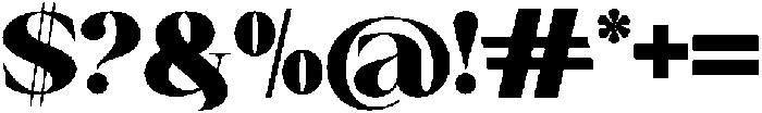 Canella Black otf (900) Font OTHER CHARS