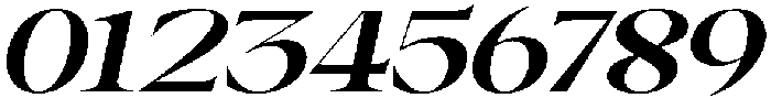 Canella Bold Expanded Italic otf (700) Font OTHER CHARS