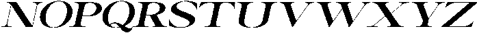 Canella Bold Expanded Italic otf (700) Font UPPERCASE