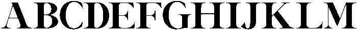 Canella Bold otf (700) Font UPPERCASE