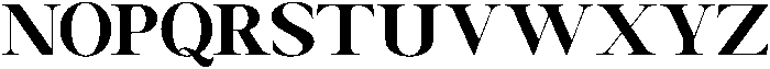Canella Bold otf (700) Font UPPERCASE