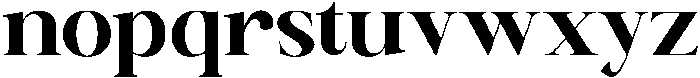 Canella Bold otf (700) Font LOWERCASE