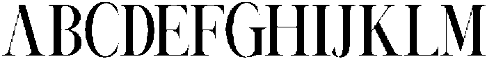 Canella Condensed otf (400) Font UPPERCASE