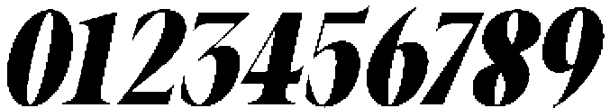 Canella Extra Bold Condensed Italic otf (700) Font OTHER CHARS