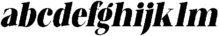 Canella Extra Bold Condensed Italic otf (700) FONT