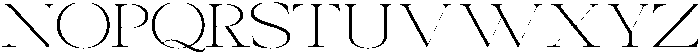 Canella Extra Light Expanded otf (200) Font UPPERCASE