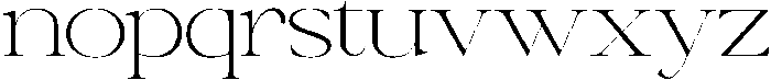 Canella Extra Light Expanded otf (200) Font LOWERCASE