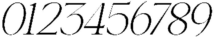 Canella Extra Light Italic otf (200) Font OTHER CHARS