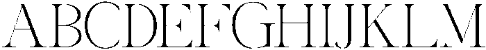 Canella Extra Light otf (200) Font UPPERCASE
