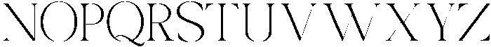 Canella Extra Light otf (200) Font UPPERCASE