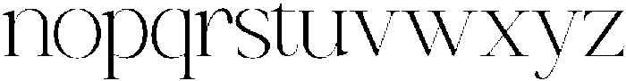 Canella Extra Light otf (200) Font LOWERCASE