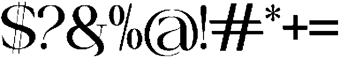 Canella Regular otf (400) Font OTHER CHARS