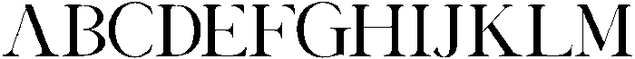 Canella Regular otf (400) Font UPPERCASE