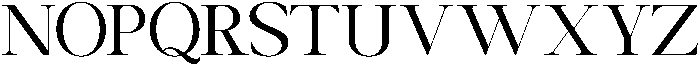 Canella Regular otf (400) Font UPPERCASE